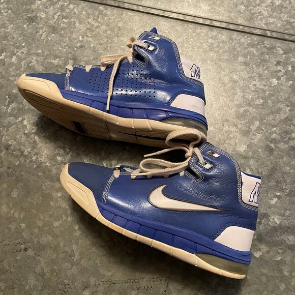 Vintage Y2K Nike Air Max Bizness 2008 High Top Shoe Blue Mens 7 Sneakers 324824 - Picture 6 of 14